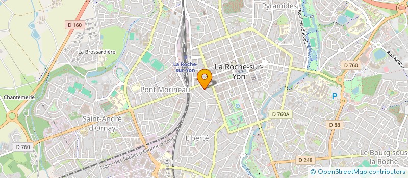 localisation de l'entreprise MADAME HANA AJMI à LA ROCHE-SUR-YON