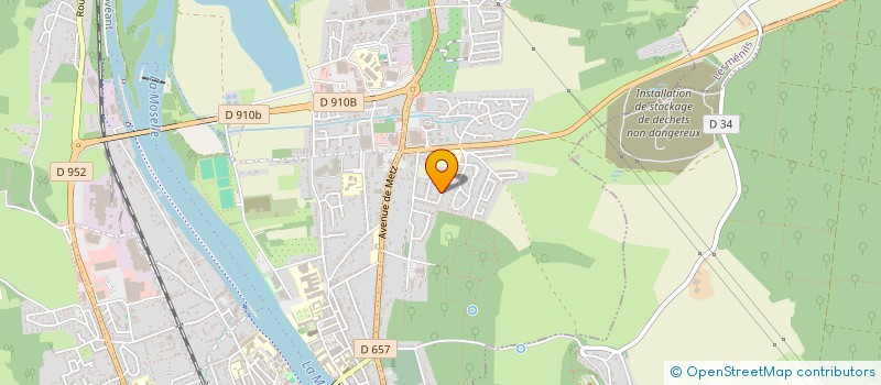 localisation de l'entreprise MADAME HANA BEDDA  PONT-A-MOUSSON