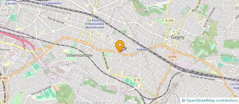 localisation de l'entreprise MADAME HANA BENABDALLAH  VILLEMOMBLE