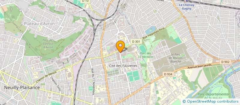 localisation de l'entreprise MADAME HANA ECHAYEB à NEUILLY-SUR-MARNE