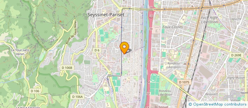 localisation de l'entreprise MADAME HANA GRESLOU  SEYSSINET-PARISET