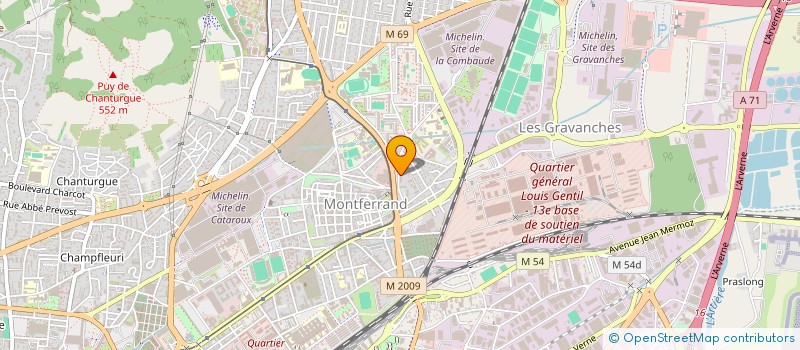 localisation de l'entreprise MADAME HANA HAGGUI  CLERMONT-FERRAND