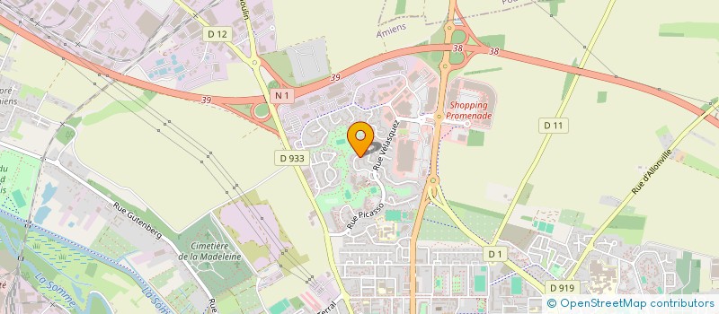 localisation de l'entreprise MADAME HANA HALILA  AMIENS