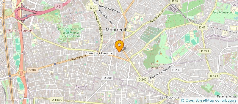 localisation de l'entreprise MADAME HANA LABIADH à MONTREUIL