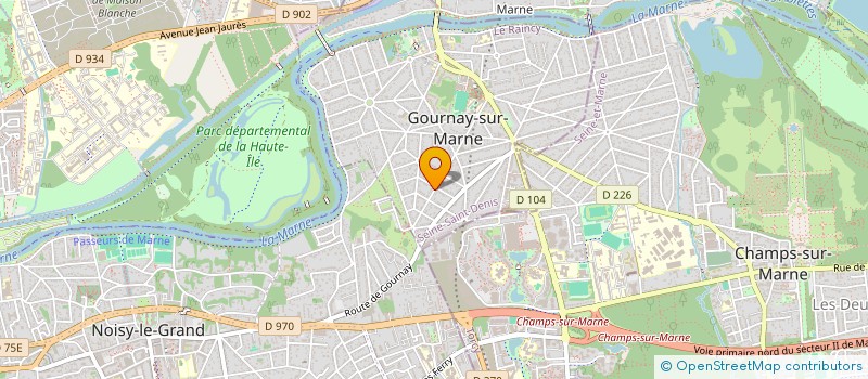 localisation de l'entreprise MADAME HANA NACHTMANOVA à GOURNAY-SUR-MARNE
