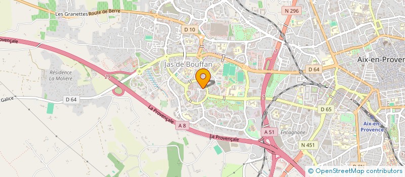 localisation de l'entreprise MADAME HANA OUICI à AIX-EN-PROVENCE