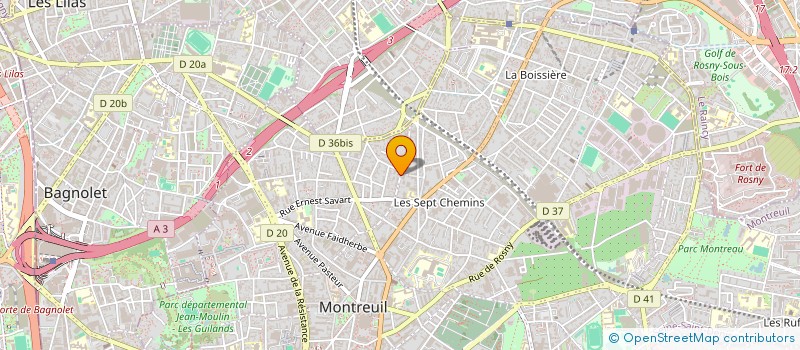 localisation de l'entreprise MADAME HANA SEKOUANE à MONTREUIL