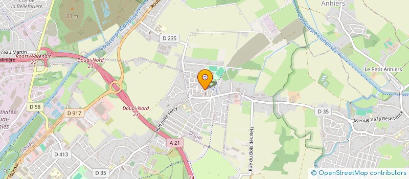 localisation de l'entreprise MADAME HANA TRABELSI  DOUAI