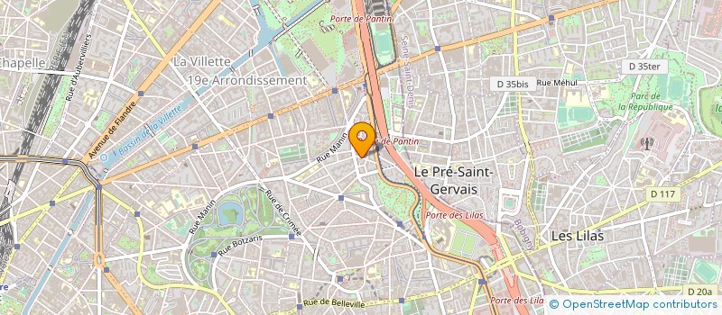 localisation de l'entreprise MADAME HANAA HAMZI  PARIS