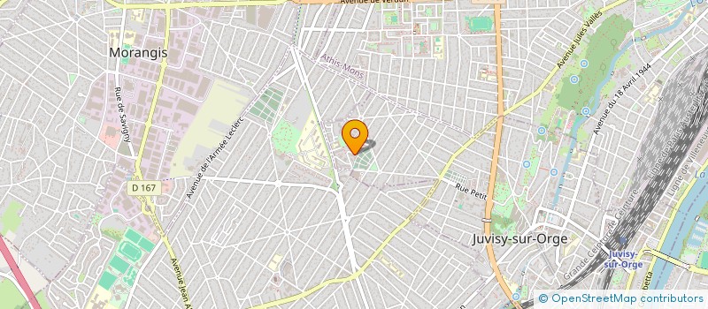 localisation de l'entreprise MADAME HANAA HRISS à JUVISY-SUR-ORGE