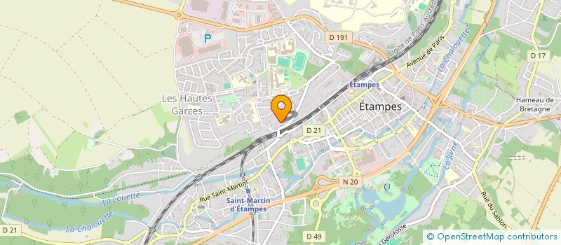 localisation de l'entreprise MADAME HANAA KARAM à ETAMPES