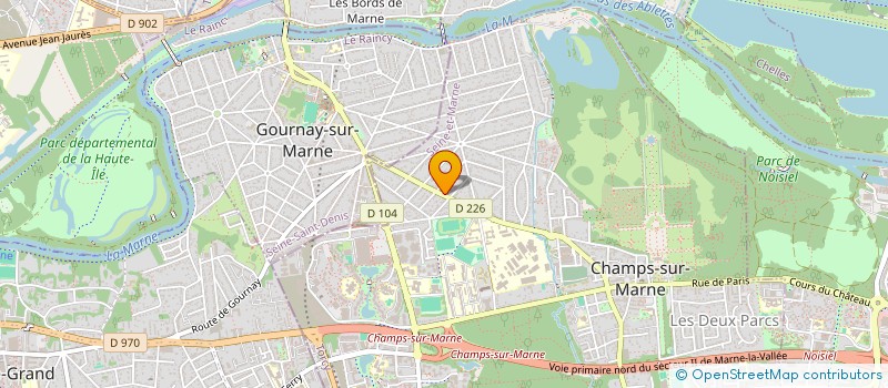 localisation de l'entreprise MADAME HANAA KISSI à CHAMPS-SUR-MARNE