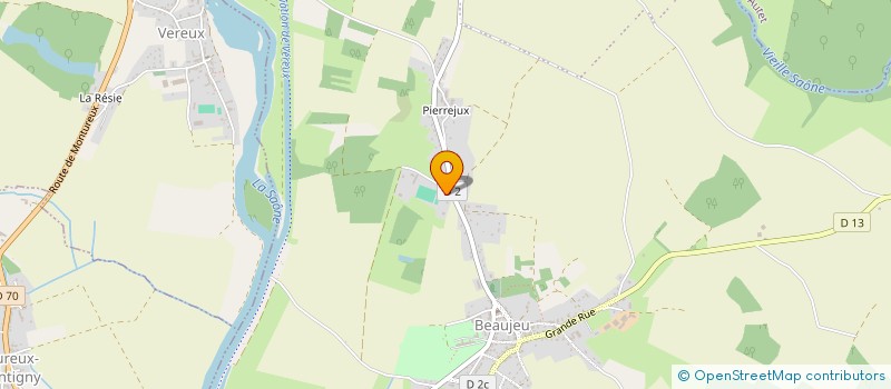 localisation de l'entreprise MADAME HANAE ADDI  BEAUJEU-SAINT-VALLIER-PIERREJUX-ET-QUITTEUR