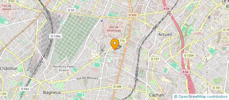 localisation de l'entreprise MADAME HANAE AZEDDINE IDRISSI à BAGNEUX