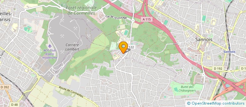 localisation de l'entreprise MADAME HANAE BENABID  SANNOIS