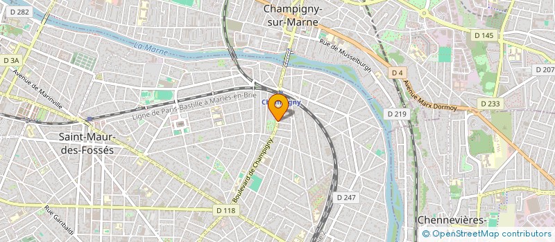 localisation de l'entreprise MADAME HANAE LAMBERT à SAINT-MAUR-DES-FOSSES