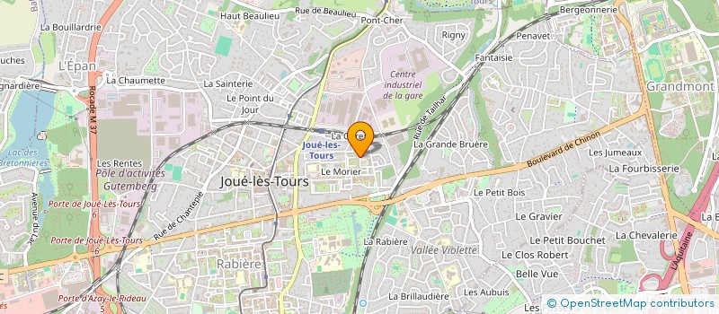 localisation de l'entreprise MADAME HANAE LAZAAR  JOUE-LES-TOURS