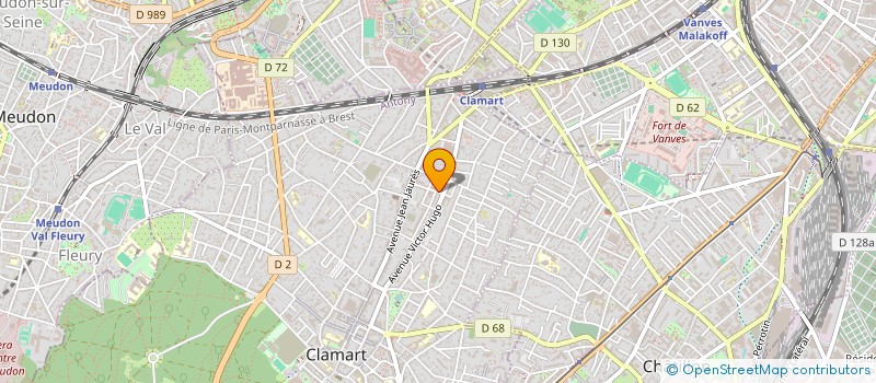 localisation de l'entreprise MADAME HANAE MENESES à CLAMART