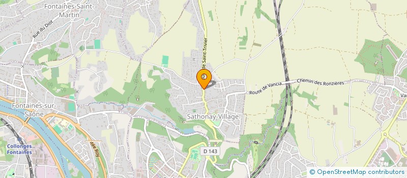 localisation de l'entreprise MADAME HANAE VIAU  SATHONAY-VILLAGE