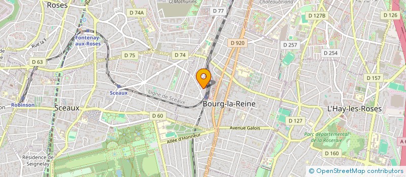 localisation de l'entreprise MADAME HANAEI TARRATS à BOURG-LA-REINE