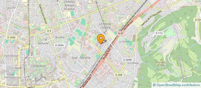 localisation de l'entreprise MADAME HANAN ALLOUANI  SAINT-MARTIN-D'HERES