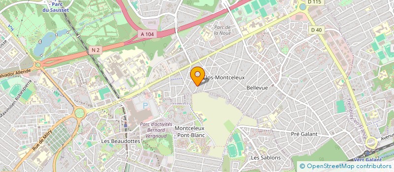 localisation de l'entreprise MADAME HANAN ARAB à VILLEPINTE