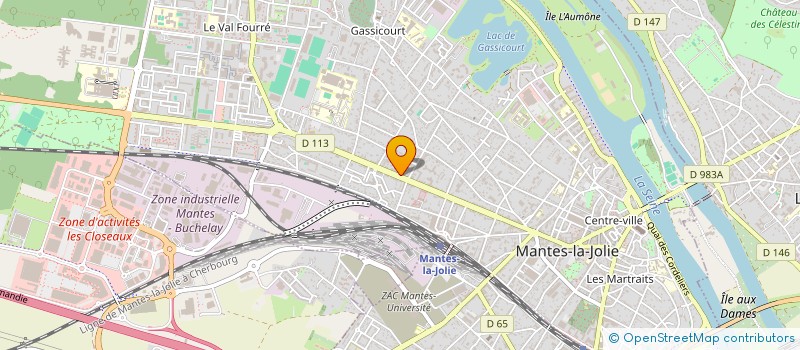 localisation de l'entreprise MADAME HANAN DOUHRI  MANTES-LA-JOLIE