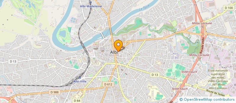 localisation de l'entreprise MADAME HANAN EL YAZAMI à ALBI