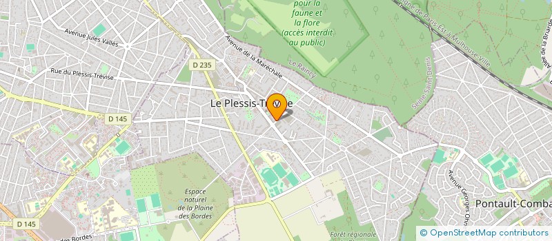 localisation de l'entreprise MADAME HANAN LALLAHOUM  LE PLESSIS-TREVISE