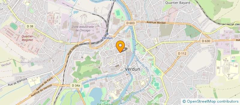 localisation de l'entreprise MADAME HANAN OBEID à VERDUN