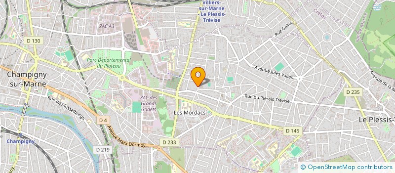 localisation de l'entreprise MADAME HANAN OUAZIZ  CHAMPIGNY-SUR-MARNE