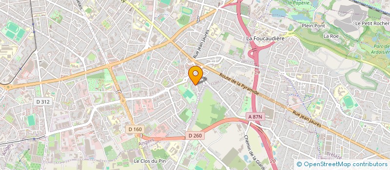 localisation de l'entreprise MADAME HANAN OUKABLI  ANGERS