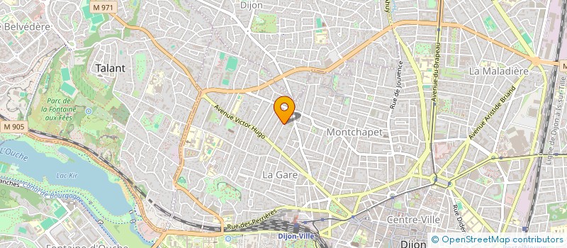 localisation de l'entreprise MADAME HANANA DOUGA à DIJON