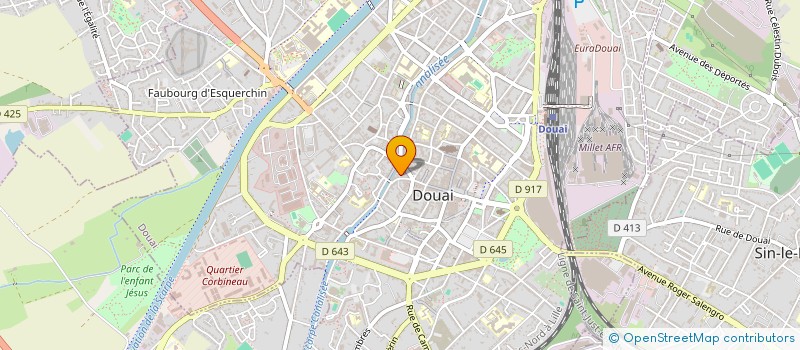 localisation de l'entreprise MADAME HANANE ABDELHAKIM  DOUAI