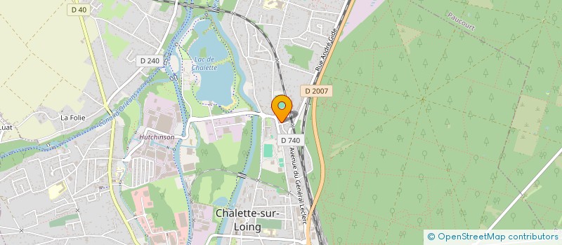 localisation de l'entreprise MADAME HANANE AFAKIR à CHALETTE-SUR-LOING