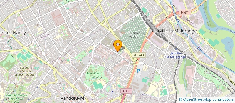 localisation de l'entreprise MADAME HANANE AIDOUNI  VANDUVRE-LES-NANCY