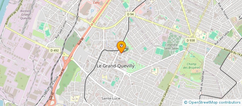 localisation de l'entreprise MADAME HANANE ANIR  LE GRAND-QUEVILLY