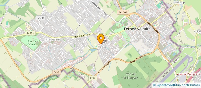 localisation de l'entreprise MADAME HANANE ANWOIR SADEK MOUSTAPHA à FERNEY-VOLTAIRE