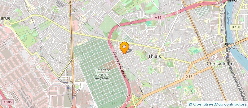 localisation de l'entreprise MADAME HANANE AOUCHICHE  THIAIS