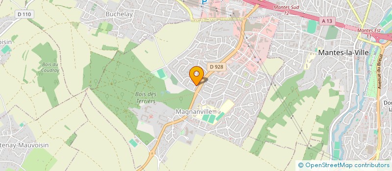localisation de l'entreprise MADAME HANANE ARBIB  MAGNANVILLE
