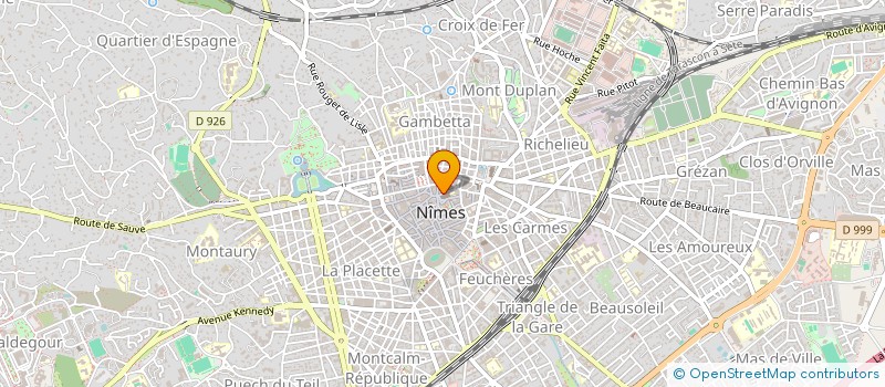 localisation de l'entreprise MADAME HANANE BAKEL  NIMES