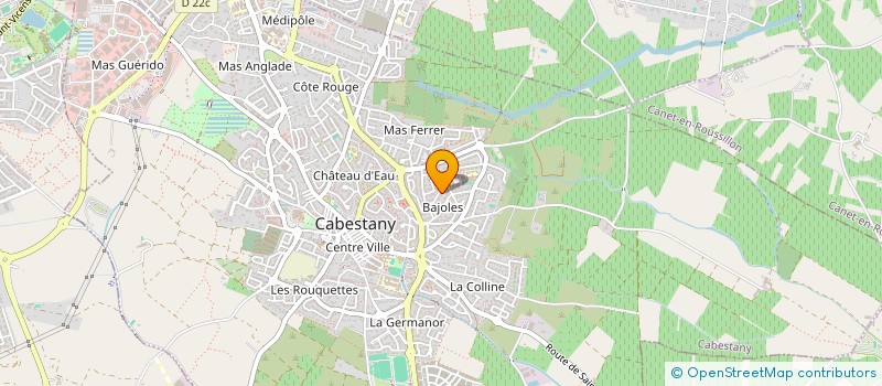 localisation de l'entreprise MADAME HANANE BELAHSIN à CABESTANY