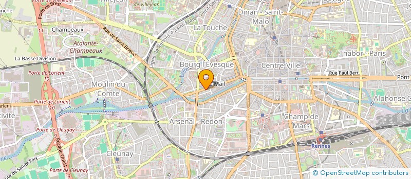 localisation de l'entreprise MADAME HANANE BENJELLOUN GUSSEA  RENNES