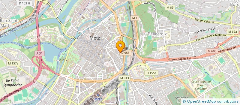 localisation de l'entreprise MADAME HANANE BENTAHAR  METZ