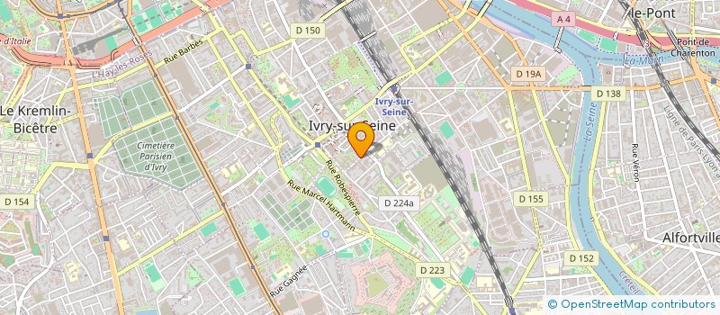 localisation de l'entreprise MADAME HANANE BOUAZDIA  IVRY-SUR-SEINE