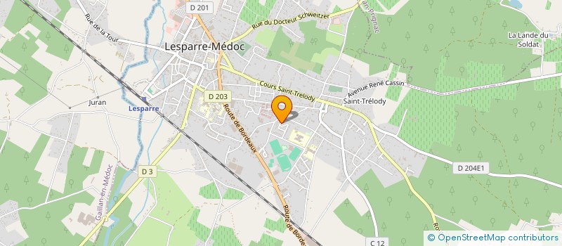 localisation de l'entreprise MADAME HANANE BOUJNANE  LESPARRE-MEDOC