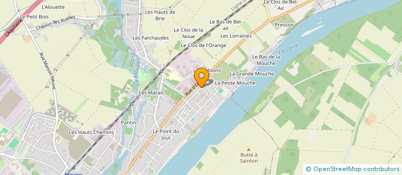 localisation de l'entreprise MADAME HANANE BOUKHATEM  MEUNG-SUR-LOIRE