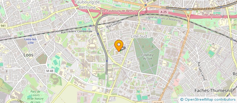 localisation de l'entreprise MADAME HANANE BOUSSAIDI à LILLE