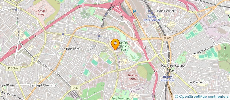 localisation de l'entreprise MADAME HANANE CHAOUADI à ROSNY-SOUS-BOIS