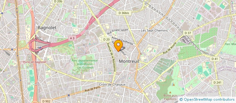 localisation de l'entreprise MADAME HANANE CHETOUANI à MONTREUIL